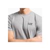 Emporio Armani EA7 Logo Letter Print Crew Neck Short Sleeve T-Shirt Men Tops Gray 8NPT25-PJVPZ-3905