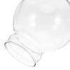 Glass Snow Globe Clear Empty Dome with Base DIY Craft Decoration Build Your Own Snow Home Office Holiday