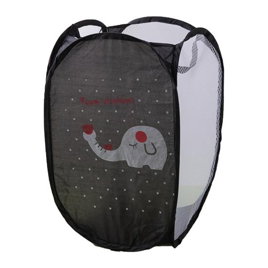 Foldable Laundry Basket Freestanding Reusable Cartoon Animal Design Clothes Storage Bag Household Supplies