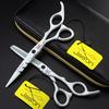 SY4 Jason White Hairdressing and Thinning Scissors Set - Straight Shears SY4-0402
