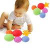 6pcs Baby Soft Massage Sensory Development Puzzle Ball Sound Toys For Infants