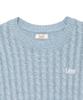 LEE Women'S Cable Knit Light Blue