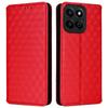 For Honor X7c 5G/X7c 4G/200 Smart 5G/Play 60 Plus 5G/Play 9T Case Rhombus Imprint PU Leather Phone Wallet Cover