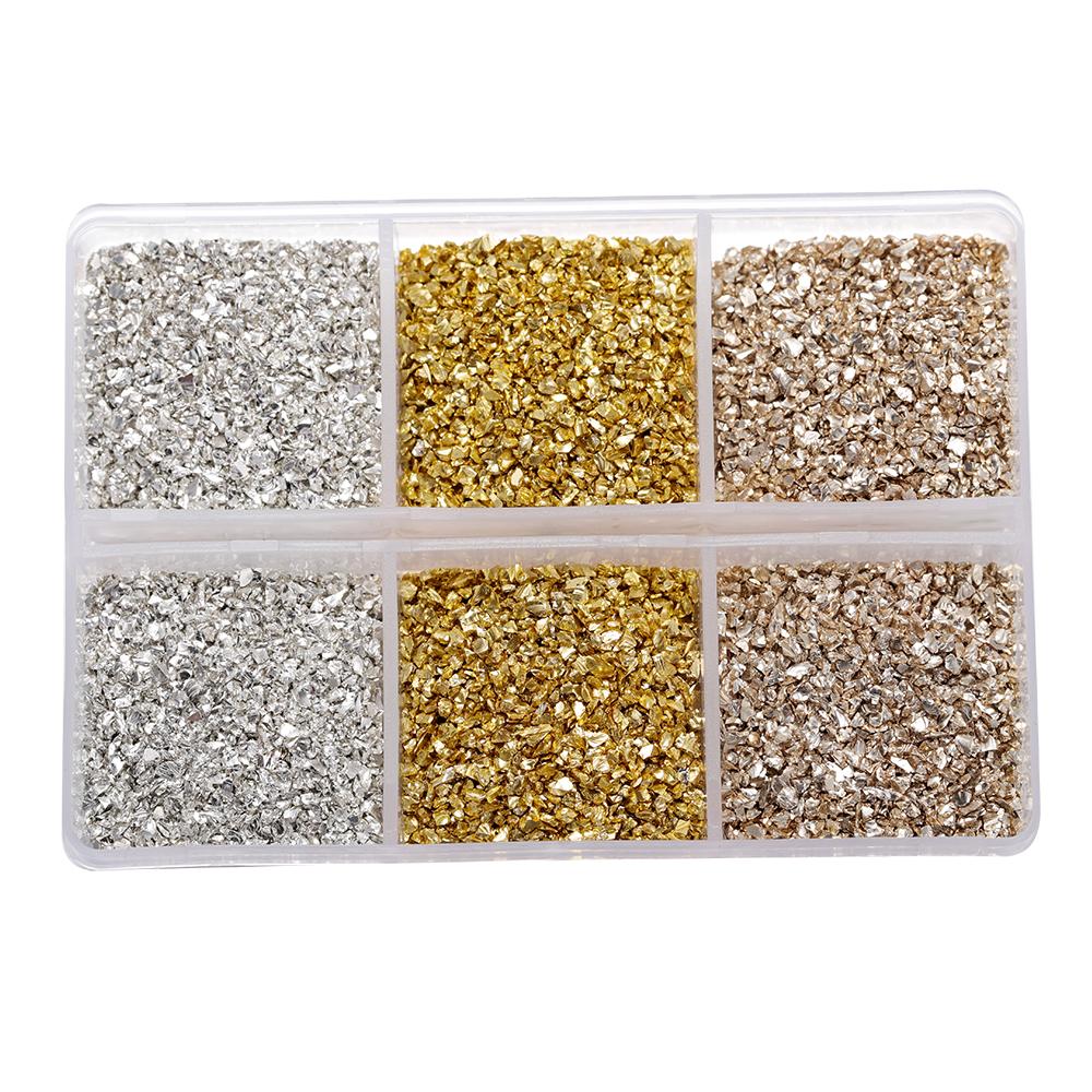 30g/Box Crushed Glass Stones Resin Filling Irregular Broken Stone for DIY Epoxy Resin Mold Crafts Nail Art Decoration Material