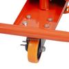 Panel Trolley for Plasterboard with 1000 kg Load Capacity, Drywall Transport Cart with Wheels, Robust Panel Transporter & Trolley for Panels, orange