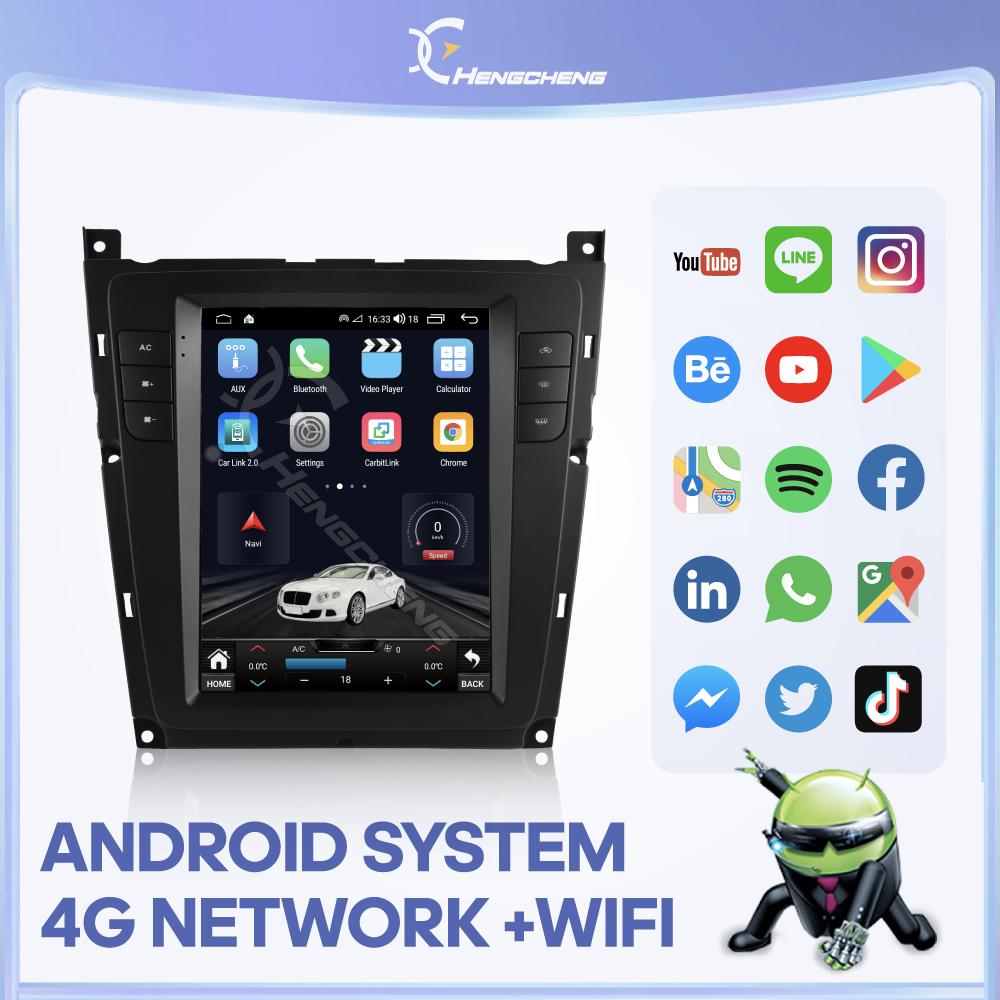 9.7 Inch For Bentley Flying Spur/Continental 2012-2019 GPS NavigationMediaCarPlayer 8Core 8+256G CarPlay 4G 360Camera Android12