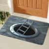 3D Illusion Dirt-Resistant Floor Mat: Absorbent & Durable Entrance/Bathroom Mat