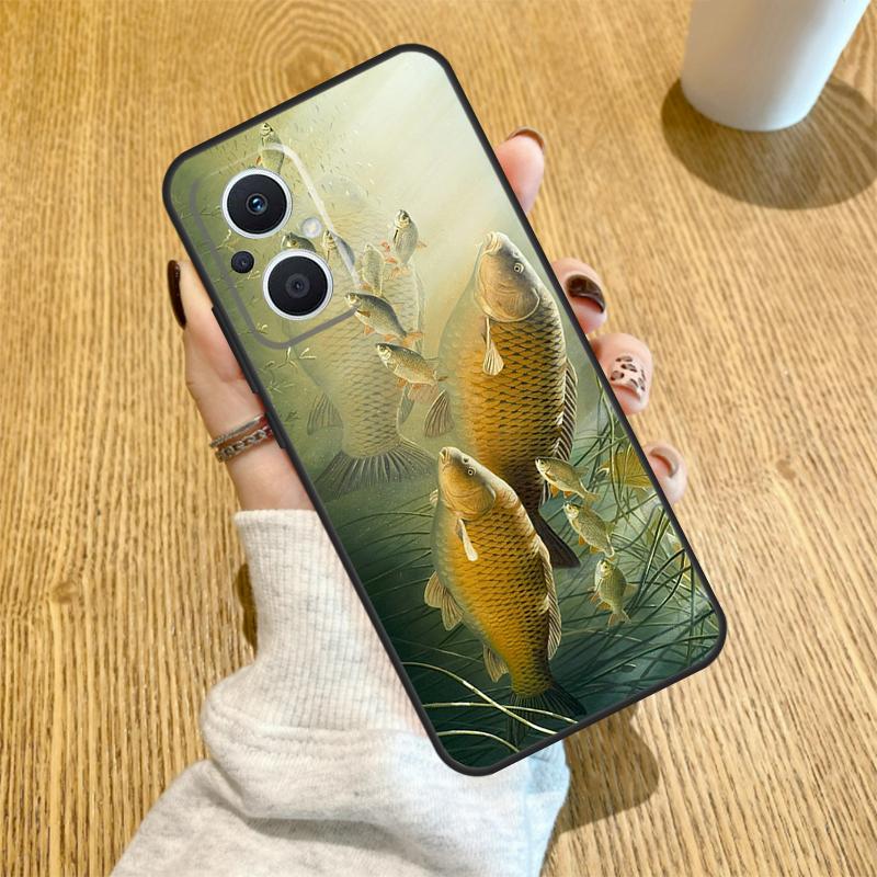 Chub Carp Fish Funda For OPPO Reno 7 8 Lite 14 F 13F 12F 11F 13 12 11 10 Pro OPPO Find X9 X8 X6 X5 Pro Case