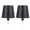 2pcs Cordless RGB Bottle Lamp Stylish Minimalist Embedded Touch Control Rechargeable Wine Bottle