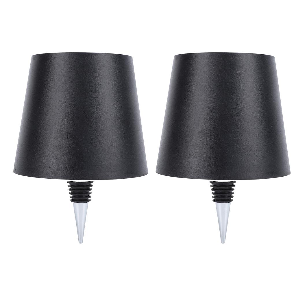 2pcs Cordless RGB Bottle Lamp Stylish Minimalist Embedded Touch Control Rechargeable Wine Bottle