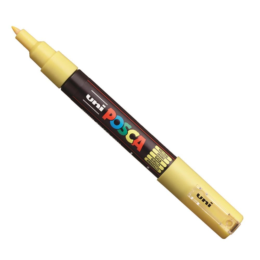 Mitsubishi Pencil Uni Posca Extra tenký sada 2 žlutá,