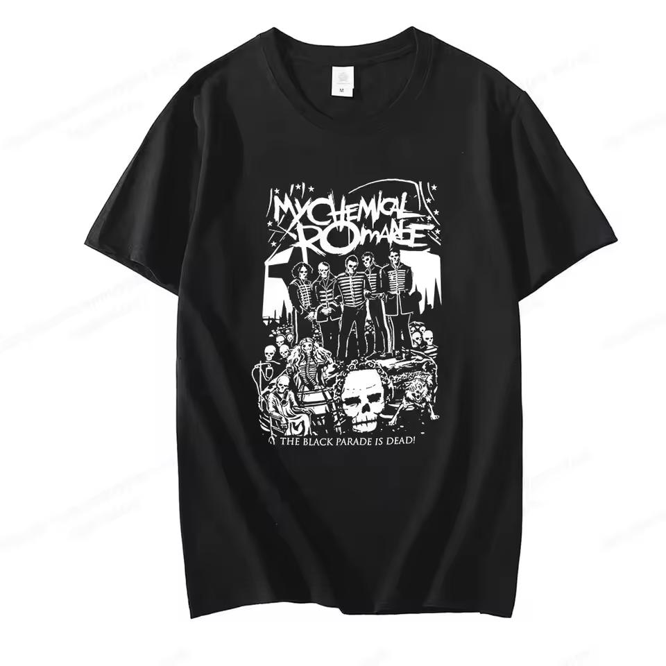 My Chemical Romance women's fashion T-shirt hip-hop casual summer retro anime top
