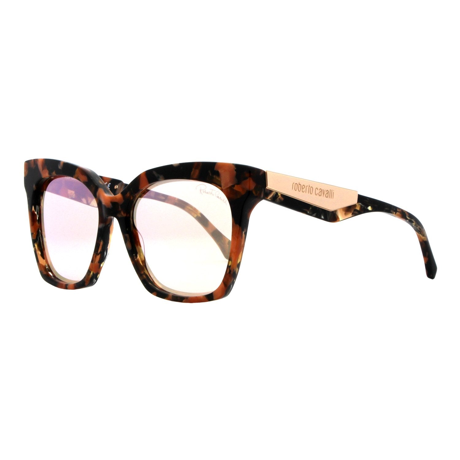 

Roberto Cavalli Montieri Square Sunglasses RC1097 55G Pink Havana 57mm 1097