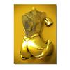 Love Couples Poster 3D Metal Figure Statue Canvas Painting Human Body Sculpture Wall Art Printing Picture for Home Room Decor