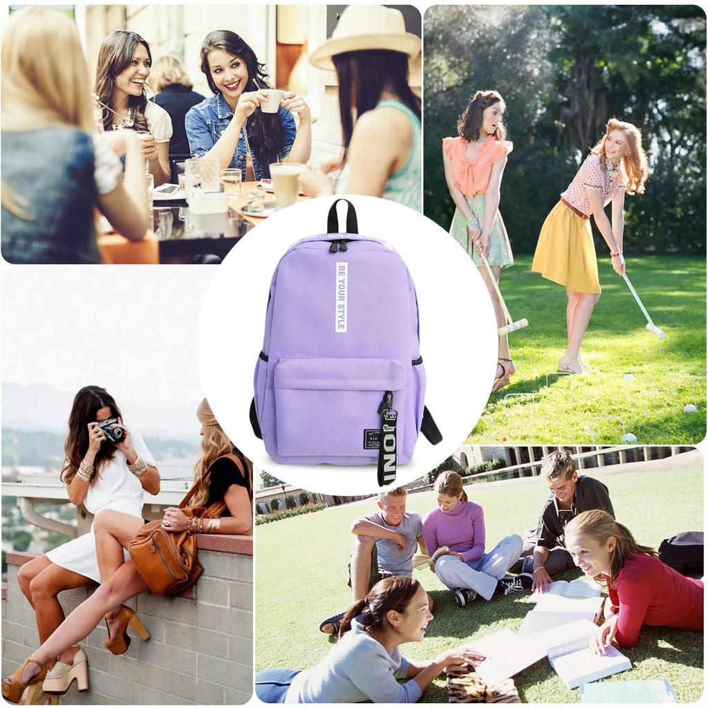 FANDARE Large Capacity Korean School Backpack, Lightweight, Unisex, Suitable for Elementary, Middle, and High School Students, Casual Daypack,