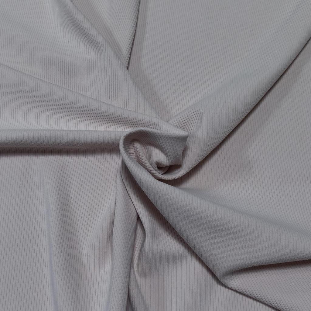 40D Weft-Knitted Nylon-Spandex Cotton-Like Rib Fabric for Yoga Clothes