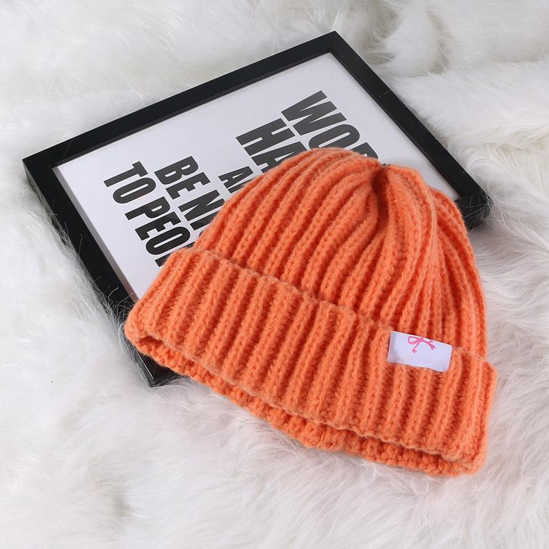 Soft And Comfortable Knitted Acrylic Hat For Women With Cute Bow Perfect For Winter And Autumn Fashion