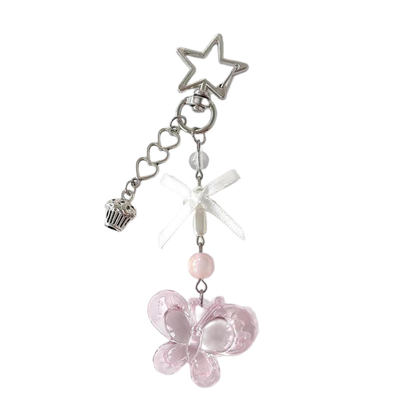 Милый брелок в форме сердца с бантом — фото 20