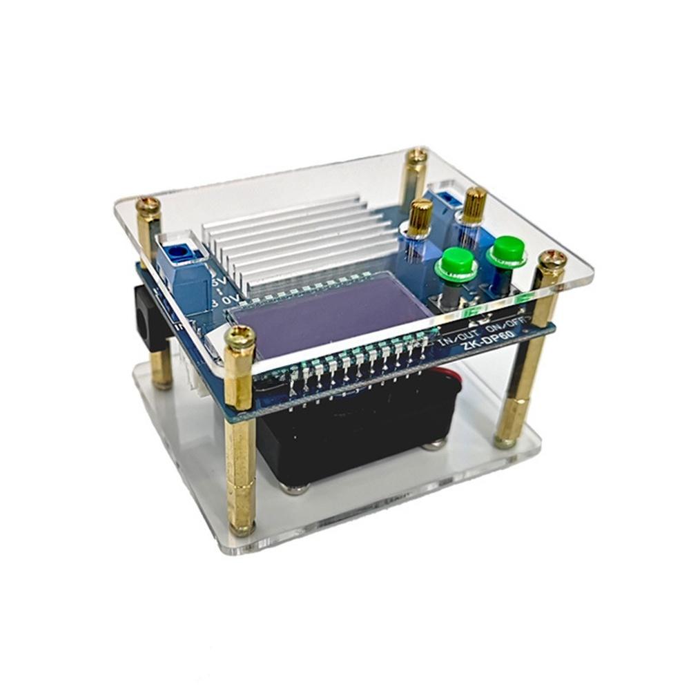 60W 6A Adjustable Step-Down Power Supply Module With LCD Display Case For Solar For Test Measurement Tool Accessory