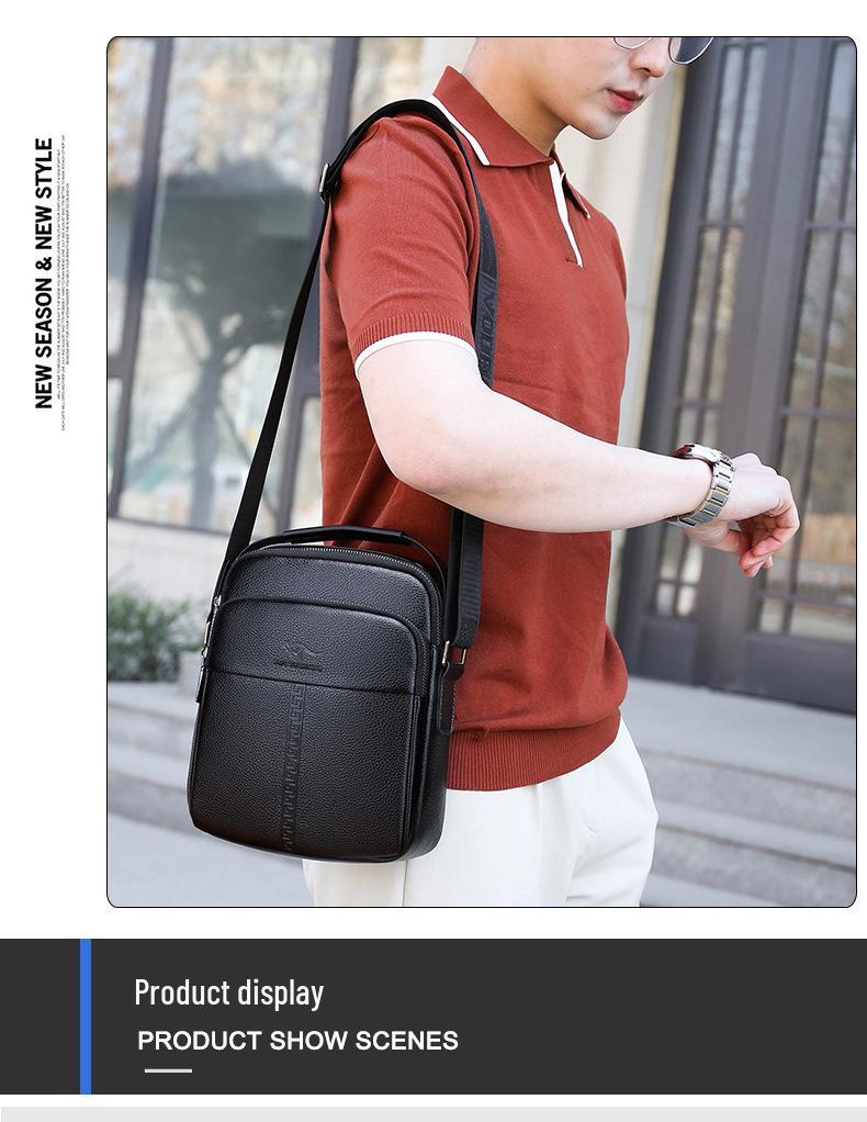 Men’s Korean Style Casual Crossbody Shoulder Bag - Fashionable Messenger Backpack