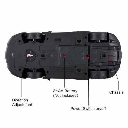 RASTAR 1/14 Scale Lamborghini Aventador SVJ Radio Control Car, RC Model Car with Illuminating Headlights and Taillights, White, 2.4GHz