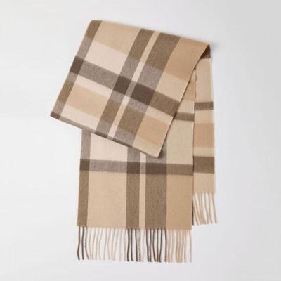 XunJing Plaid Wool Scarf