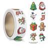 500pcs Laser Cartoon Christmas Stickers Christmas Gift Wrapping Label Sticker Reward Stickers Scrapbook Stationery