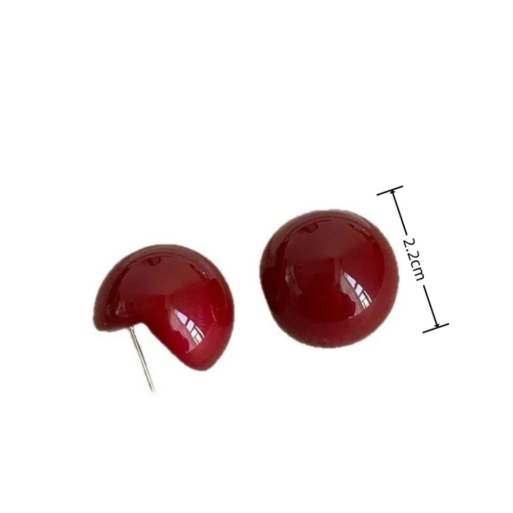 Imitation Pearl Temperament Earings Half Circle Bridal Wedding Jewelry  For Women Girls