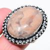 Pink Aragonite Gemstone 925 Silver Jewelry Ring Size 10