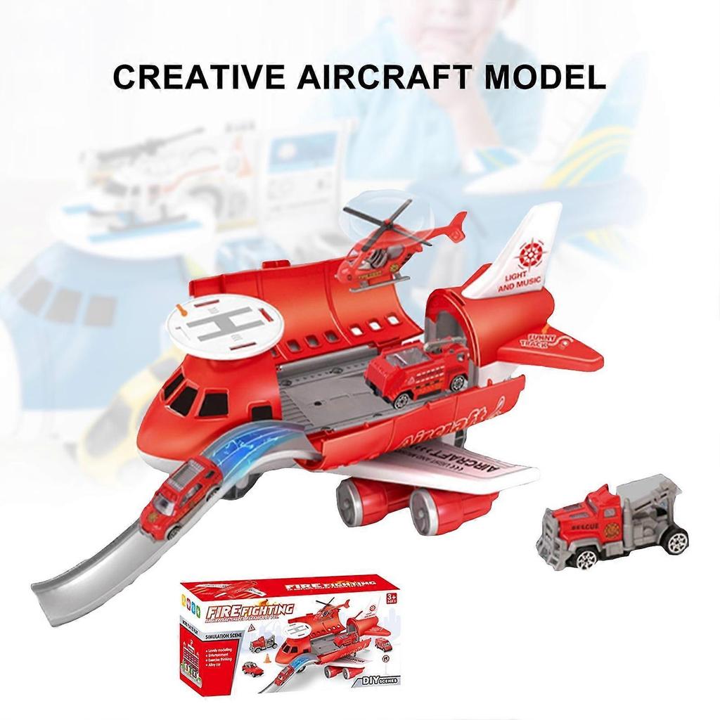 Cheer US Airplane Toy for Kids 2-7, Cargo Transport Play Set, Compatible with US Airplane Toys, Gift for Toddlers 3+