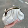 Premium Chain Bag New Casual Fashion Messenger Bag Pleated Clip Bag Dinner Bag Cloud Handbag