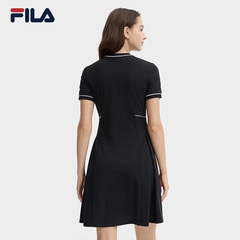 

FILA Pompidou Centre Series Women s Knitted Short Sleeve Dress M