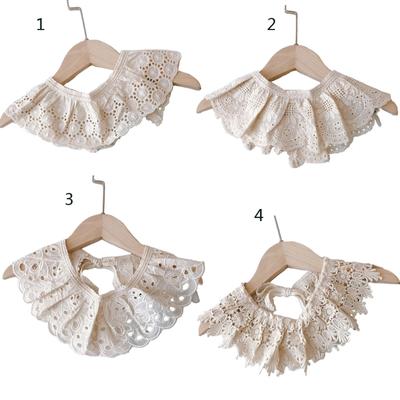 Detachable Fake Collar Children Clothes Cotton Shawl for Little Girl Korean Kids Clothes Accessiory