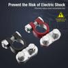 2 Pcs Car Battery Terminal Connector Positive And Negative Pole Post Heavy-duty Clamp Clip Terminal