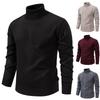 Mens Thick Knit Turtleneck Sweater Winter Warm Casual Base Layer Adults