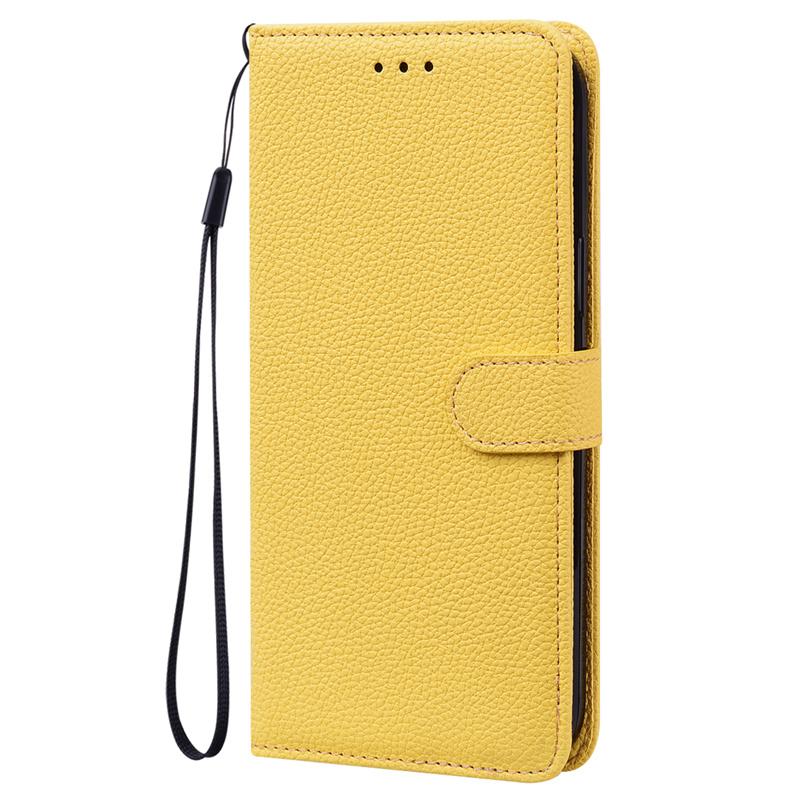 Luxury Solid Color Leather Wallet Phone Case For Xiaomi 12 Pro 11 Lite 5G 9 8 Lite 10T 9T 11T Pro Case Xiaomi Mi A3 A2Lite Cover