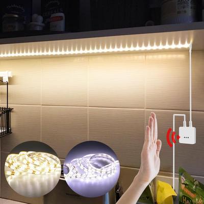 LED-Streifen, Handfeger, Sensorschalter, Nachtlicht, Küchenlicht, 220 V, EU-Stecker