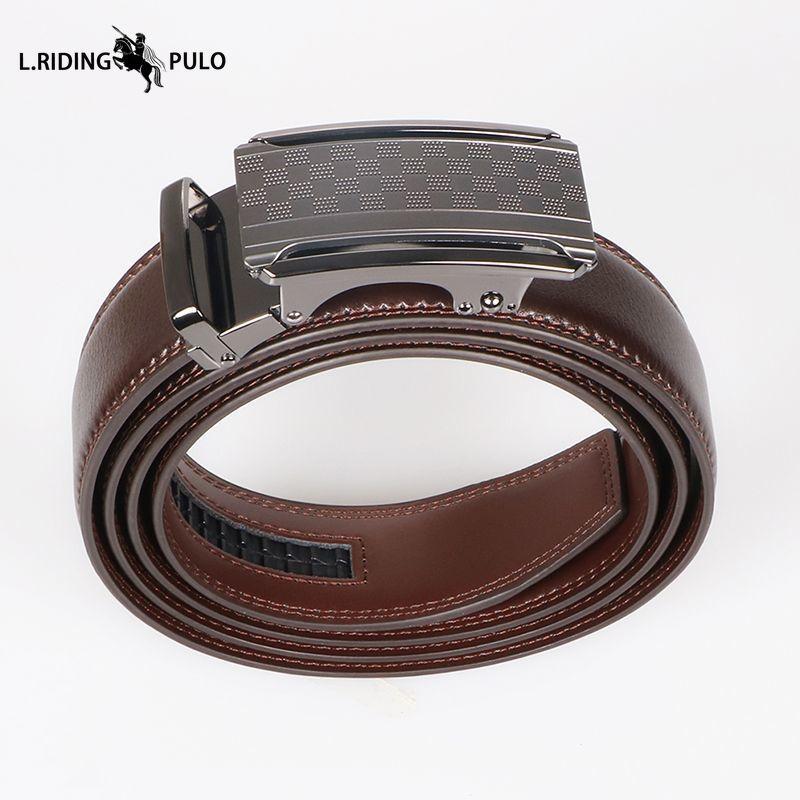 Men's Belt Automatic Buckle Casual High Quality Middle-aged Youth Business All-match Simple Belt
