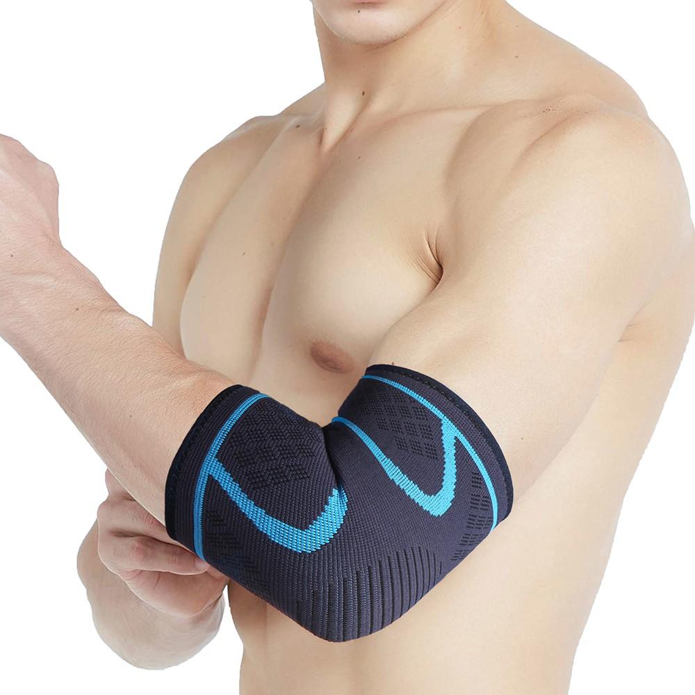 1Pc Elbow Support Elastic Elbow Compression Sleeve, Used For Sports, Elbow Support For Men And Women