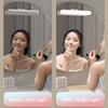 Wireless Mirror Front Lamp Battery Operated LED Magnetic Cabinet Lights Adjustable Color Brightness & Angle for Home Bathroom