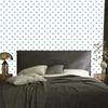 Hearts Wallpaper White, Turquoise and Light Gray 50x1000