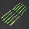 10 pcs Silicone Artificial Worm Earthworm Soft Fishing Lures Bait Fish Tackle Accessories Kit