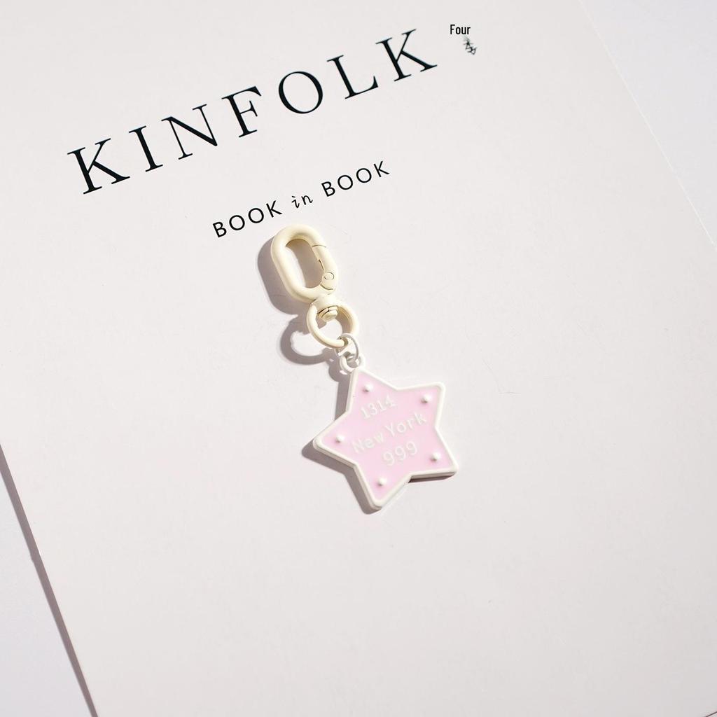 INS Cute Cartoon Star and Heart Keychain Pendant - Small Gift for Bags and Backpacks