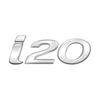 1Pc Logo Badge 3D Metal Emblem Decal I10 I20 I30 I40 Letter Sticker Auto Accessories