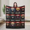 Limbus Company Project Moon Blanket Super Soft Fleece Cute Present  Throw Blankets Bedspread