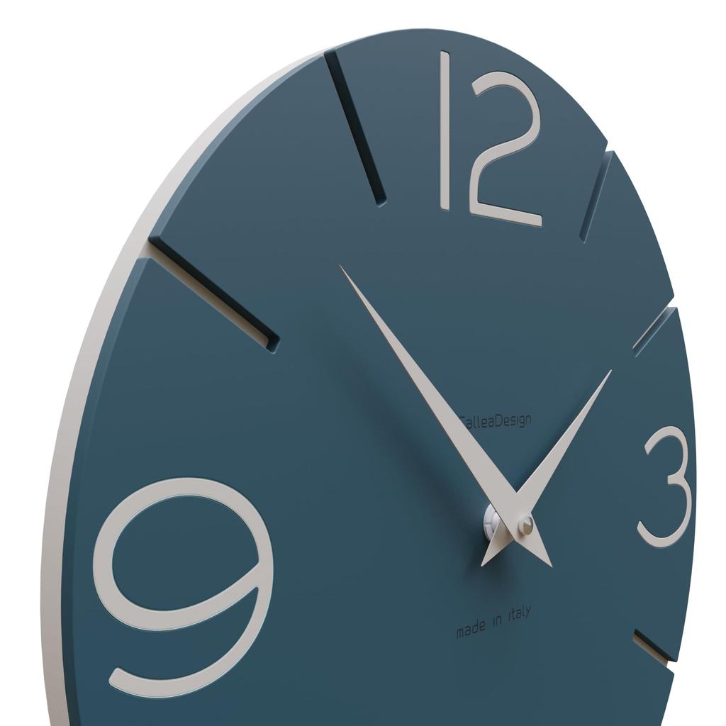CalleaDesign SMILE Wall Clock Teal Sand