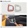 Rear Tailgate Light Lamp Cover Trim For Ford Bronco Sport 21+ Chrome Accessories