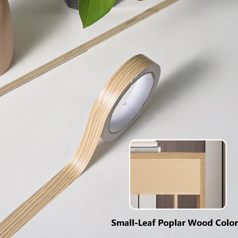 10M Wood Grain Edge Banding Covering Ugliness Repairing Wall Gaps Furniture Cabinet Door Frame Decoration Beautiful Seam Sticker