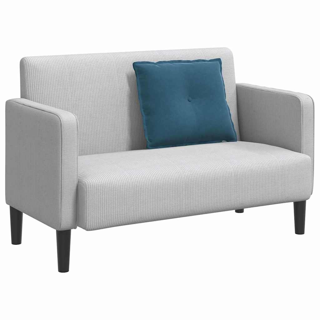 Back Cushion Blue 60 x 50 cm Cord Fabric