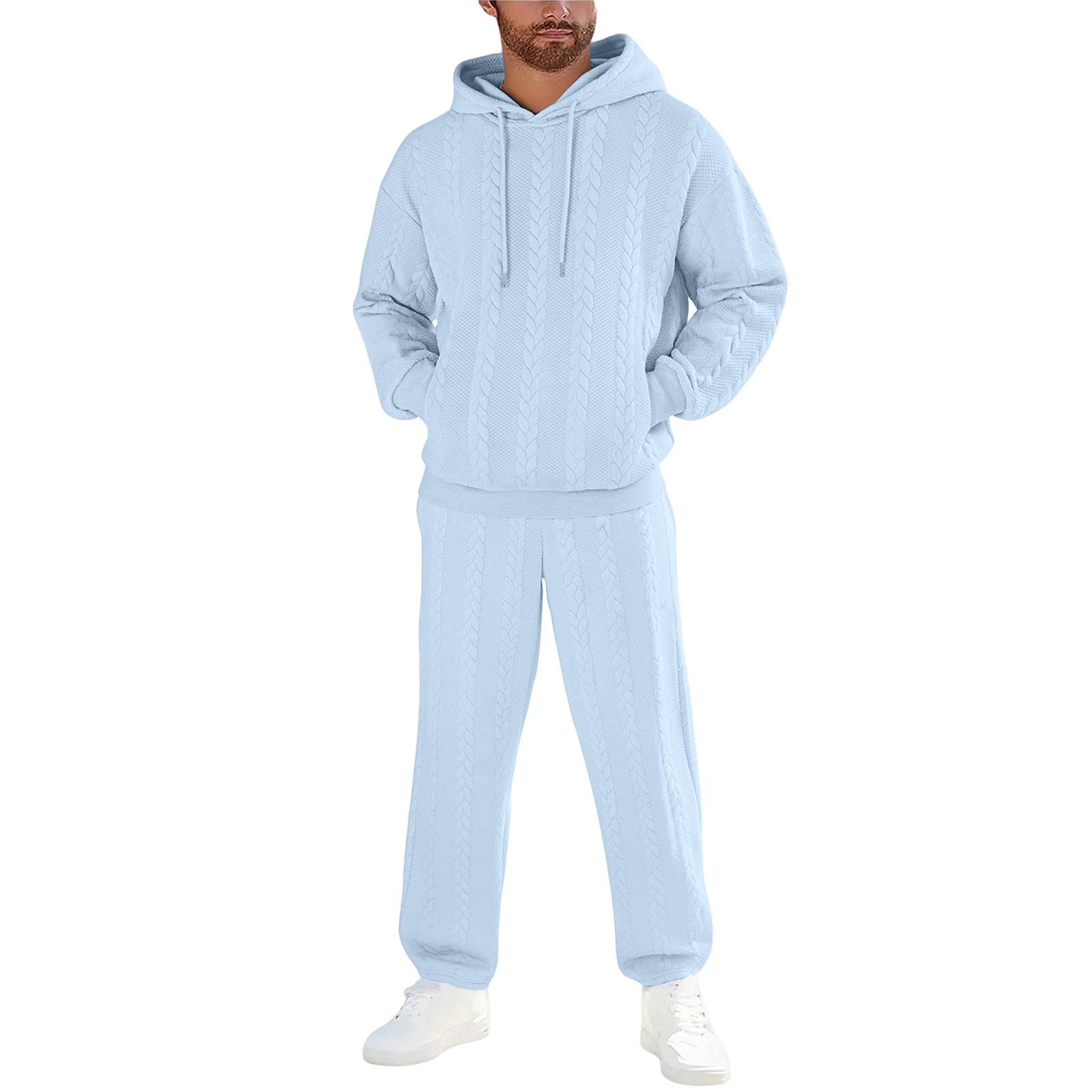 

Мужской Спортивный Деловой Повседневный Маленький Квадратный Брюки Пряжка Худи Комплект XL